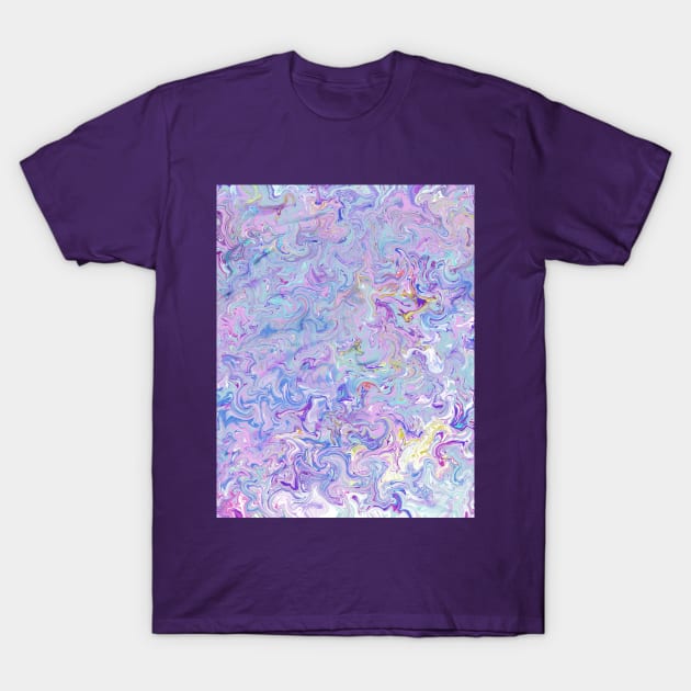 Unicorn Marble T-Shirt by LozMac